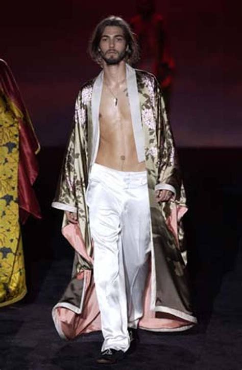 Tom Ford for Gucci Spring/Summer 2003 Silk Men's Kimono 